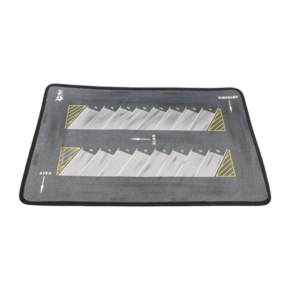 Vaveren 1/64 Parking Mat Accommodate Multiple Models Non Slip 1/64 Model Car Display 16 Parking Spaces
