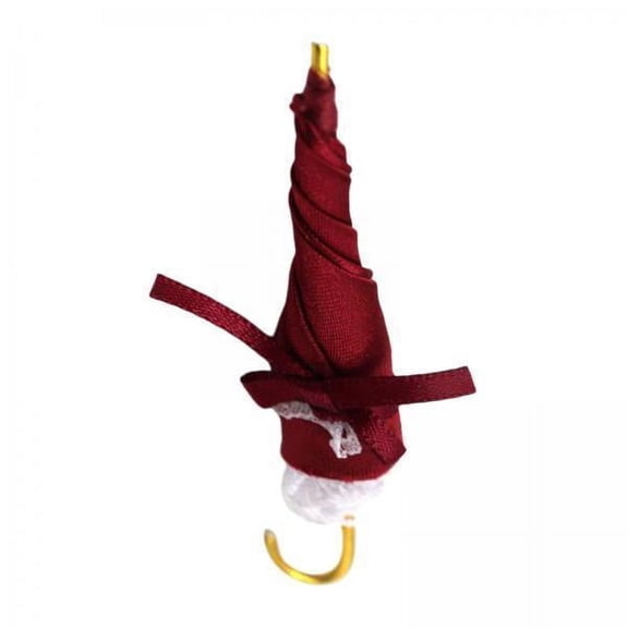 Vaveren 2x1:12 1/12 Doll House Umbrella Wedding Mini Decoration 1:6 1/6 for Gifts Red