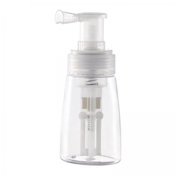 Vaveren 2xHairdressing Spray Bottle Travel Cosmetics Blower Barber Powder Spray Bottle Clear A