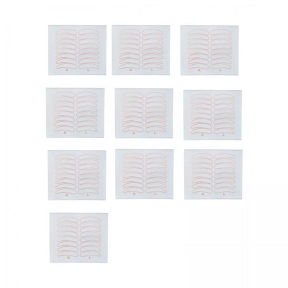 Vaveren 3x10 Pieces Double Eyelid Tape Stickers Invisible Double Eyelid Stickers