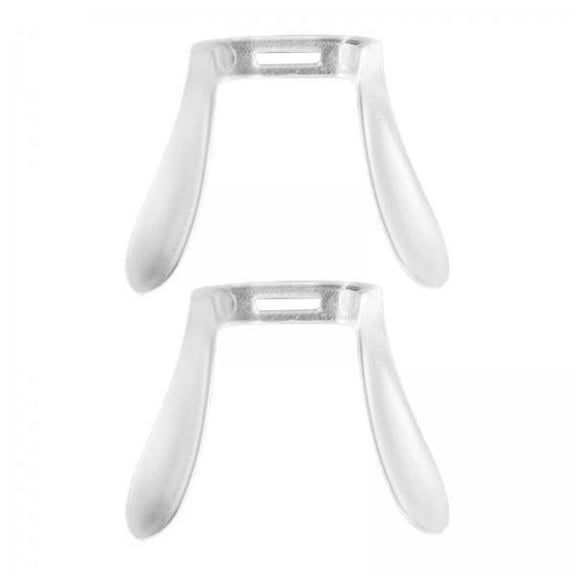 Vaveren 3x2 Pieces U Shape Eyeglasses Nose Pads Bridge Nose Support Clear Replacement 23mmx19.5mm