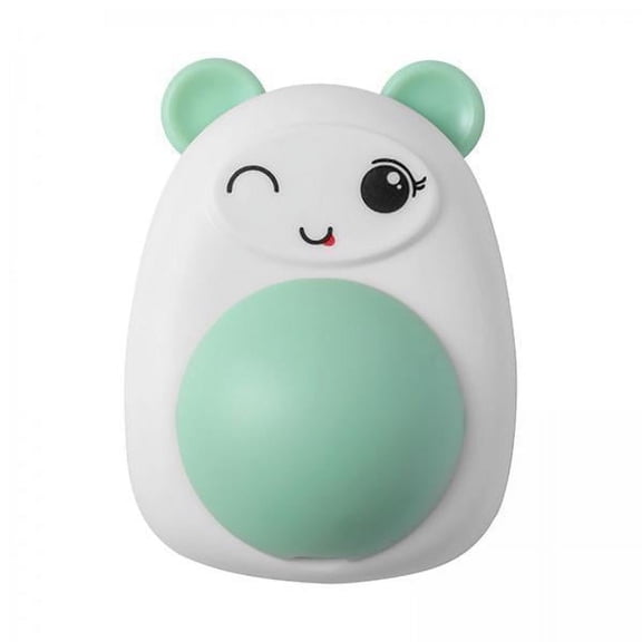 Vaveren 3xCat Catnip Balls Interactive Toys with Lid Kitty Playing Kitten Chewing Toys Bear Green