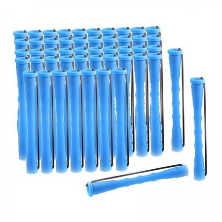 Vaveren 3xCurl Cold Wave Perm Rods Curling Hair Curly Wavy Rod Set Women Girls 50Pcs 0.9cm