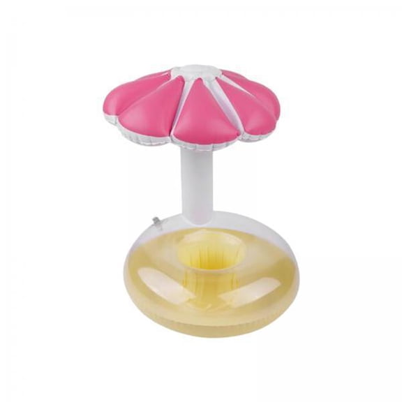 Vaveren 3xFloating Cup Holder Decoration Pool Drink Floats for Summer Pool Beach Party Pink 28cmx32cm