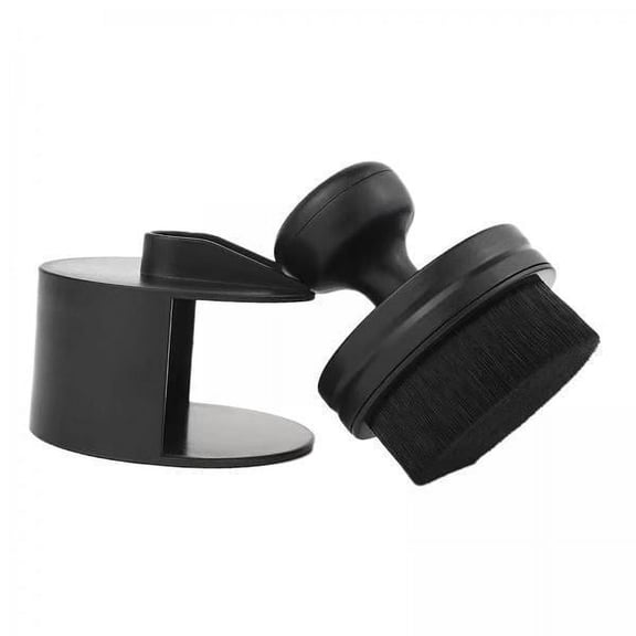 Vaveren 4xFoundation Brush for Face or High Density Brush for Travel Makeup Brush Black