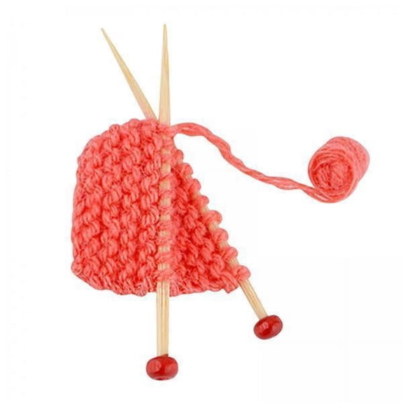 Vaveren 4x1:6 Scale Dollhouse Knitting Sweater Model Toy Favors Supplies for Gifts Red