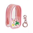 thumbnail image 1 of Vaveren 4xMini PVC Doll Bag Carrying Case Waterproof Mini Figure Storage Case for Doll Light Pink, 1 of 8