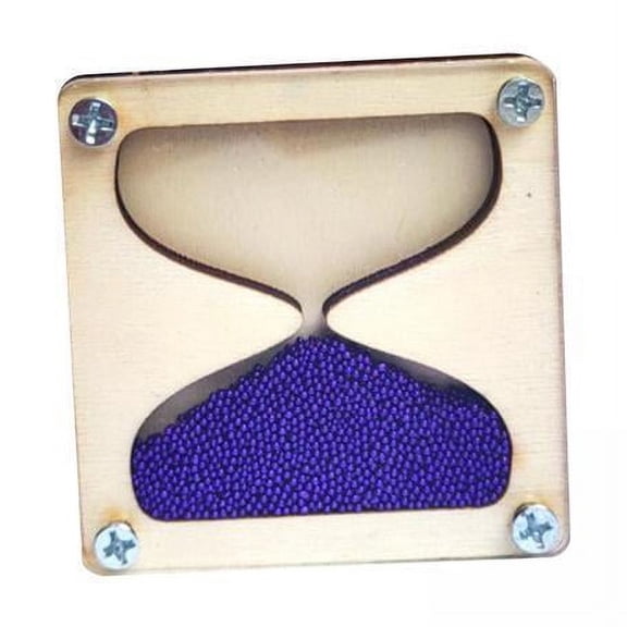 Vaveren 4xWooden Hourglass Busy Board Kit Fine Motor Skill for Preschool Violet