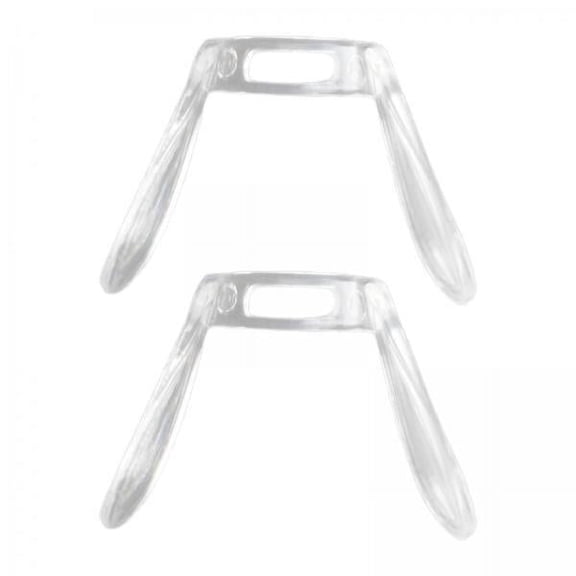 Vaveren 5x2 Pieces U Shape Eyeglasses Nose Pads Bridge Nose Support Clear Replacement 23mmx18mm