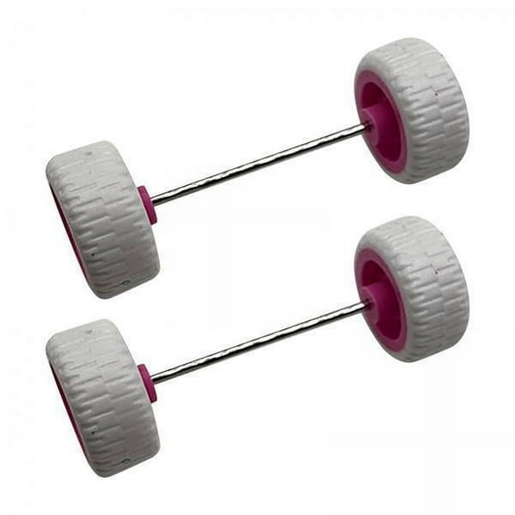 Vaveren 5x4Pcs 1/64 Scale Wheels Replacement Parts for Diecast Car Model Kids RC Truck White Pink