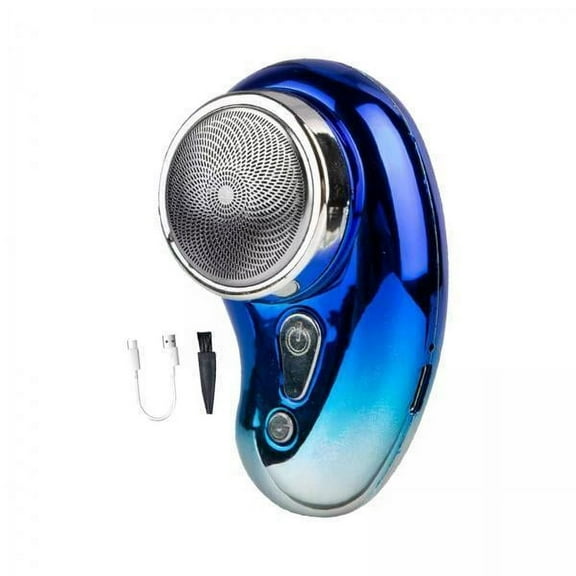 Vaveren 5xMini Shave for Men USB Beard Trimmer for Outdoor Travel Office blue