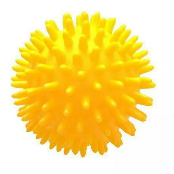 Vaveren 6xSpiky Massage Balls Manual Portable Foot Massage Ball for Shoulder Feet Neck Yellow