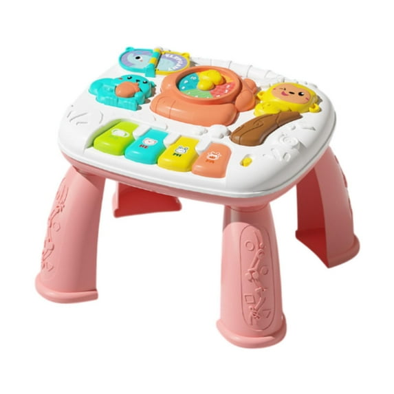 Vaveren Baby Activity Learning Table Toys Music Learning Table for Age 3 4 5 6