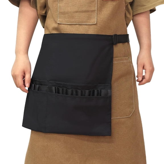 Vaveren Barber Apron Hairstylist Salon SPA Bag for Cosmetology Makeup Bag Half Apron