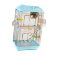 thumbnail image 1 of Vaveren Bird Cage Large Transparent Acrylic Parrot Cage for Conures Budgie Parakeets blue, 1 of 8