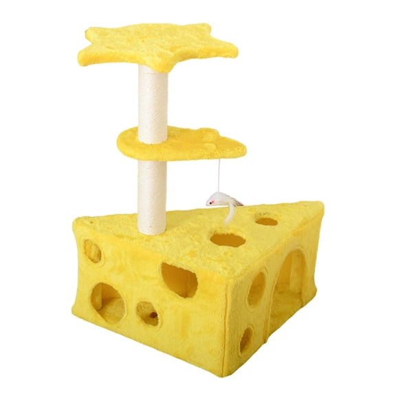 Vaveren Cat Tree Exercise Cat Furniture Interactive Multi Layer Cat House with Perch