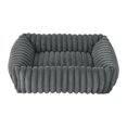 thumbnail image 1 of Vaveren Cute Dog Bed Non Slip Bottom Cute Puppy Bed for Puppy Small Medium Dogs Cats M Gray M, 1 of 8