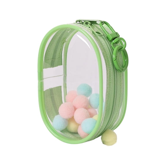 Vaveren Doll Display Bag Dustproof Small Doll Bag for Action Figures Doll Collectors Green