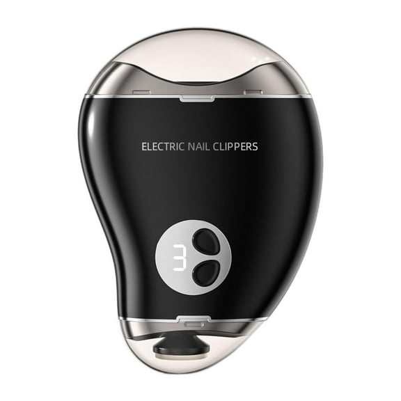 Vaveren Electric Automatic Nail Electric Manicure Pedicure Device for Adults Black