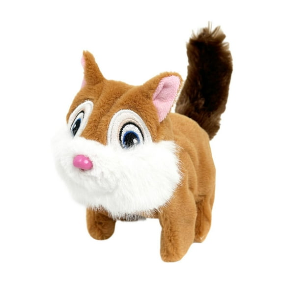 Vaveren Electric Toy Companion Animal Animated Sound Interactive Toys Electronic Pet Toy Stuffed Animals for Holiday Gift Yellow