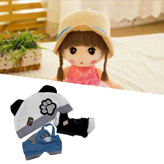Vaveren Figure s Your Own Dolls Clothing DIY Educational Fashion Costumes Dress up for 7.87'' Doll Hands on Imagination D