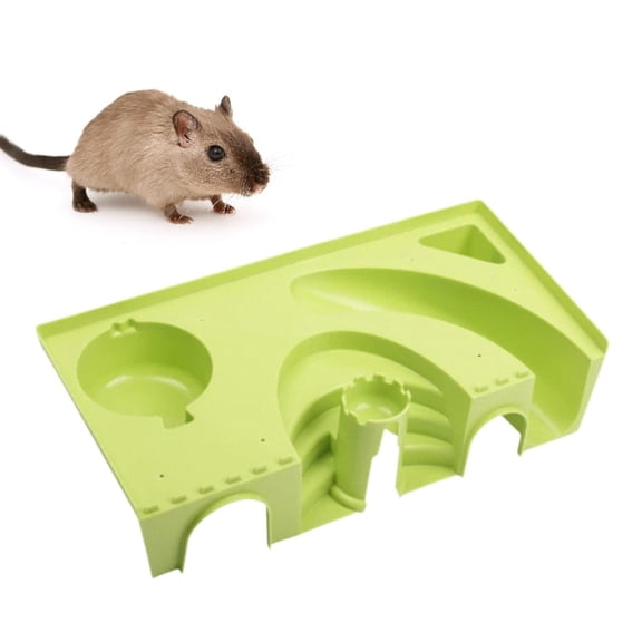 Vaveren Hamster ing Cave Enrichment Fun Hamster for Mouse Rats Gerbils green