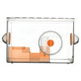 thumbnail image 1 of Vaveren Large Hamster Cage Deluxe Acrylic Hamster Enclosure for Hedgehog Guinea Pigs orange, 1 of 8