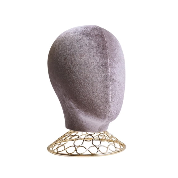 Vaveren Manikin Head Model, Display Model Head with Base,Multifunctional Hat Display Head, Stand for Personal Use Salon Display