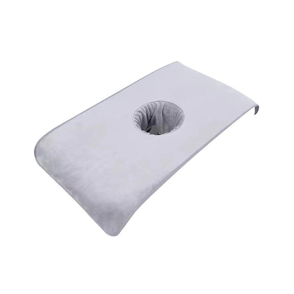 Vaveren Massage Bed Cover Towel Reusable Massage Bed Sheet for Salon Massage Bed SPA Gray