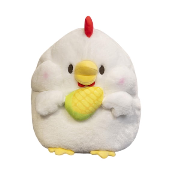 Vaveren Plush Animal Toy Lovely Holiday Gifts Huggable Cuddly Toy Plush Doll Stuffed Toy white chick