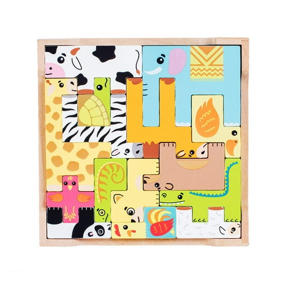 Vaveren Russian Blocks Puzzle Educational Intelligence for 3 4 5 6 7 8 9 10 Year Old