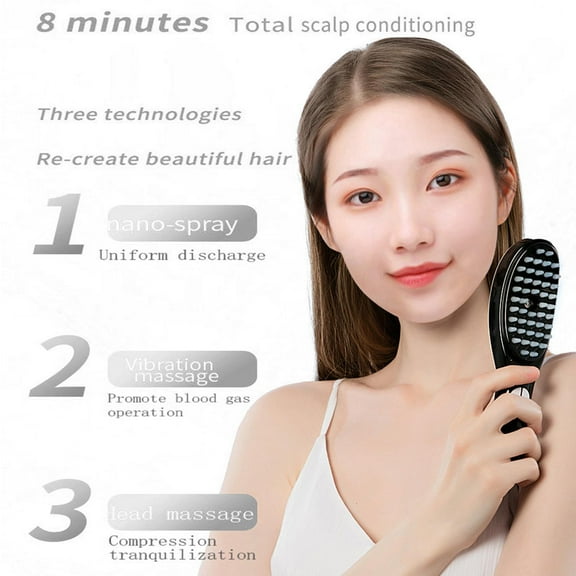 Vaveren Scalp Massaging Brush Electric Scalp Massage Comb for Head Muscle Relax Hair