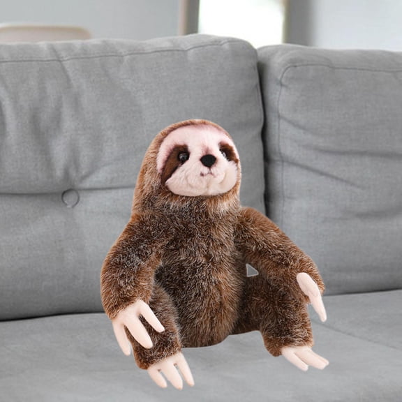Vaveren Sloth Toy Huggable Home Decor Soft Three Toed Sloth Toy for Kids