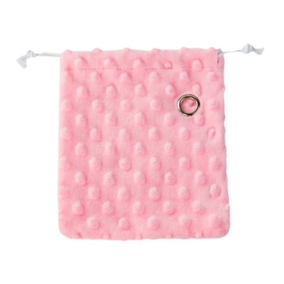 Vaveren Sugar Glider Bonding Pouch Portable Drawstring for Rats Hamster Sugar Glider pink
