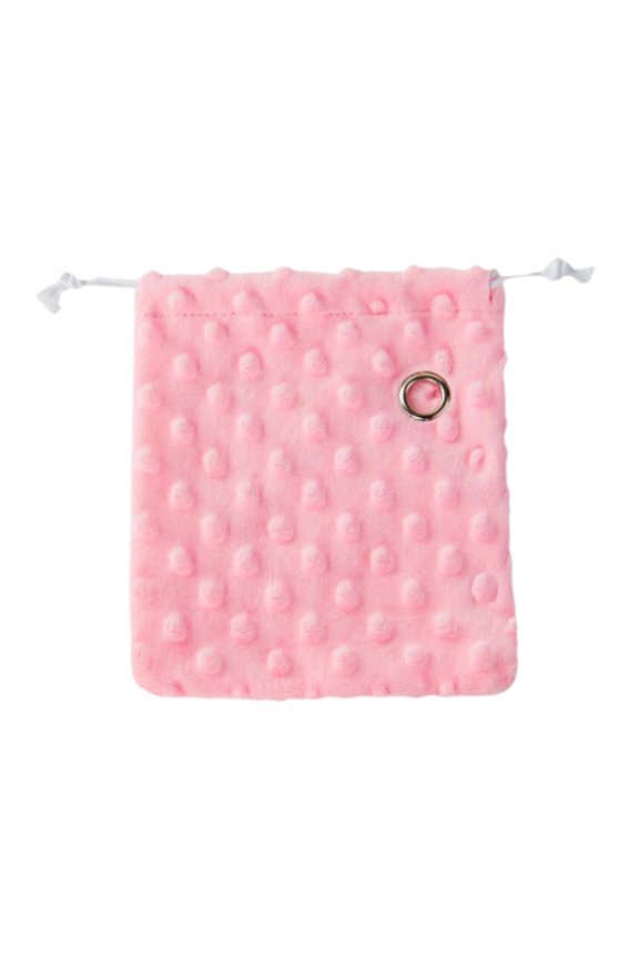 Sugar Glider Bonding Pouch Portable Drawstring for Rats Hamster Sugar Glider pink