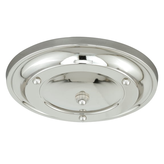 Vaxcel 15 inch Nickel Canopy Kit for Up to 4 Mini Pendant Lights