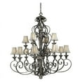thumbnail image 1 of BELLAGIO CHANDELIER FOYER VAXCEL LIGHTING FIXTURE PARISIAN BRONZE BG-CHS012PZ, 1 of 1