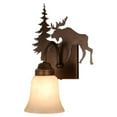 thumbnail image 1 of Vaxcel Bronze Rustic Bathroom Vanity Light Fixture, 1 of 3
