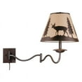 thumbnail image 1 of Vaxcel Bryce 12W Swing Arm Wall Light Burnished Bronze Deer Lighting WL55412BBZ, 1 of 2