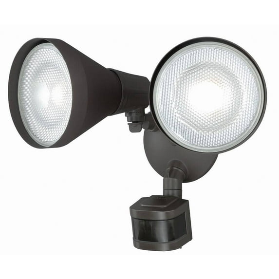 Vaxcel Gamma Bronze 2L Motion Sensor Dusk to Dawn Outdoor Security Flood Light