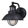 thumbnail image 1 of Vaxcel Harwich Black Motion Sensor Dusk to Dawn Coastal Outdoor Wall Light, 1 of 3