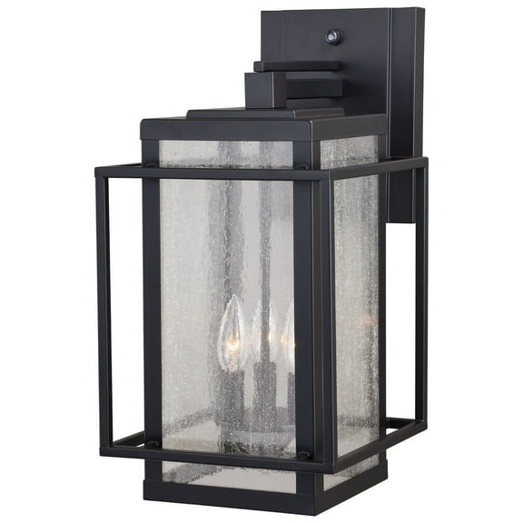 Vaxcel - Hyde Park 3-Light Outdoor Wall Sconce in Mission and Lantern Style 18.5