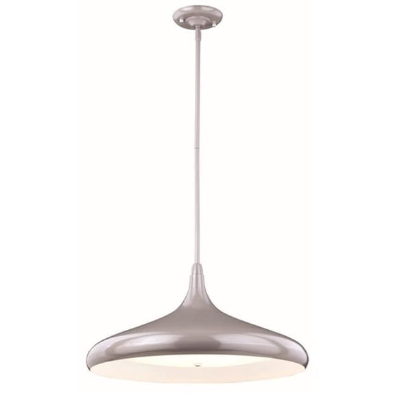 Vaxcel International 21 in. Bacio Instalux LED Pendant Taupe
