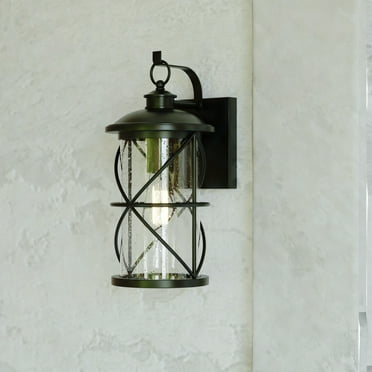 Vaxcel International T0633 5.5 in. Adams Outdoor Wall Light, Black