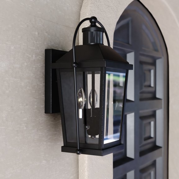 Vaxcel - Lexington - 2 Light Outdoor Motion Sensor Wall Mount In Traditional