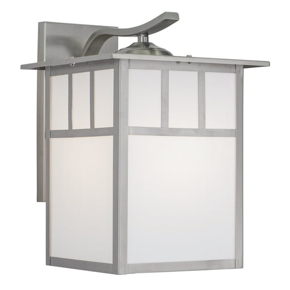 Vaxcel - Mission 1-Light Outdoor Wall Sconce in Mission and Lantern Style 12.5