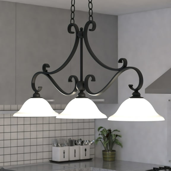 Monrovia 3 Light Linear Chandelier Oil Rubbed Bronze