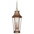 thumbnail image 1 of Vaxcel - Preston - Three Light Outdoor PendantBrushed Copper Finish with Clear, 1 of 1