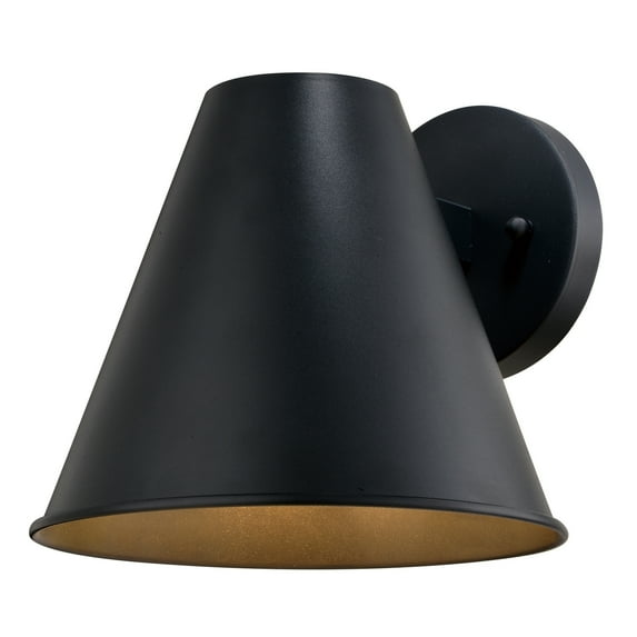 Vaxcel Smith 8.5-in. Outdoor Wall Light Textured Black