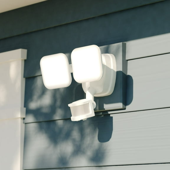 Vaxcel - Theta - 26W 2 LED Outdoor Motion Sensor Flood Light In Contemporary